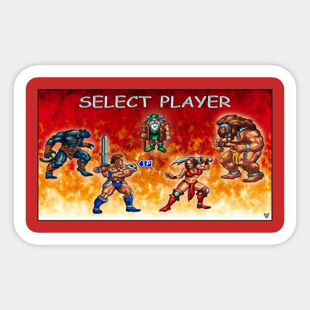 Golden Axe 3 Sticker by SmpArt